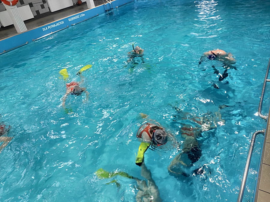 Hokej pod wodą Walenie Siemianowice Śląskie Trening 25 III 2023